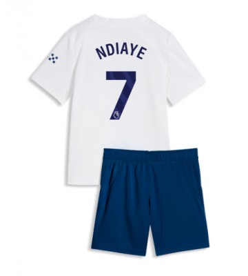 Manchester City Iliman Ndiaye #7 Tredjetrøje Børn 2026-27 Kortærmet (+ Korte bukser)
